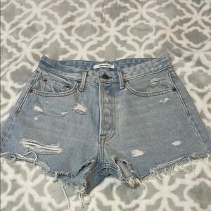 GRLFRND Light Blue Helena Jean Shorts